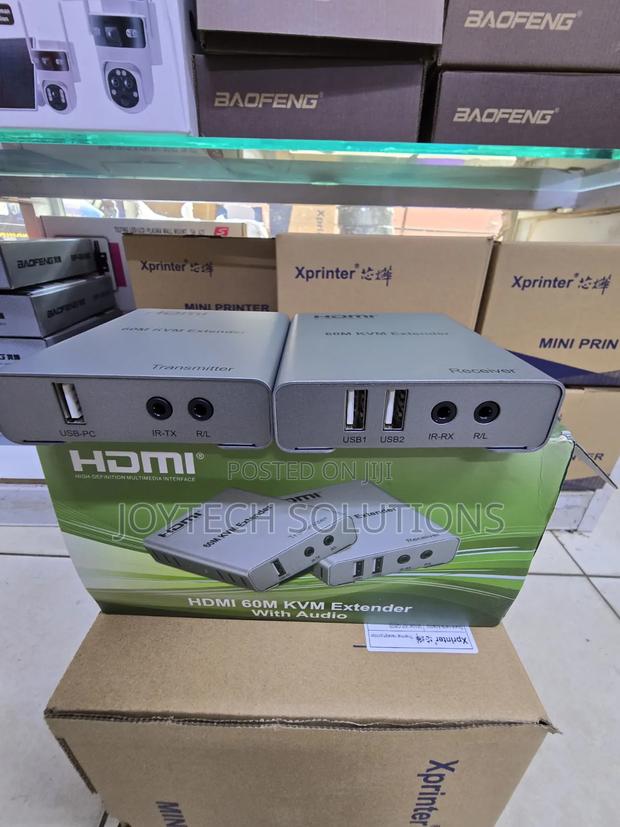 Reliable Hdmi 60m KVM Extender With Audio for CCTV/Office Use