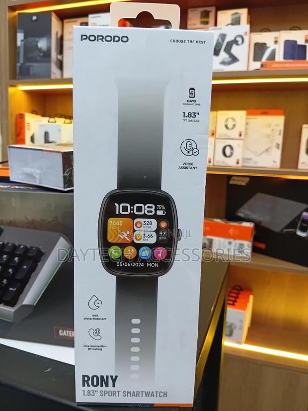 The Porodo Rony 1.83" Sport Smartwatch.