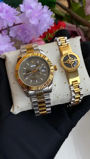 Rolex Classic Watch With Bracelets