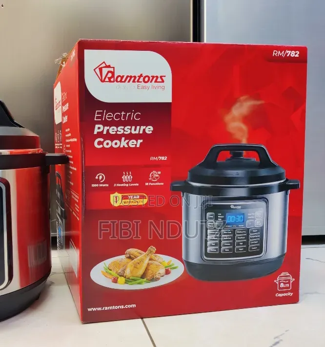 New Ramtons 8l Pressure Cooker,Has 18 Cooking Functions Even Yoghurt