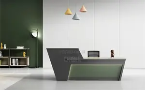 Office Desk : 2m Office Reception Welcoming Desk