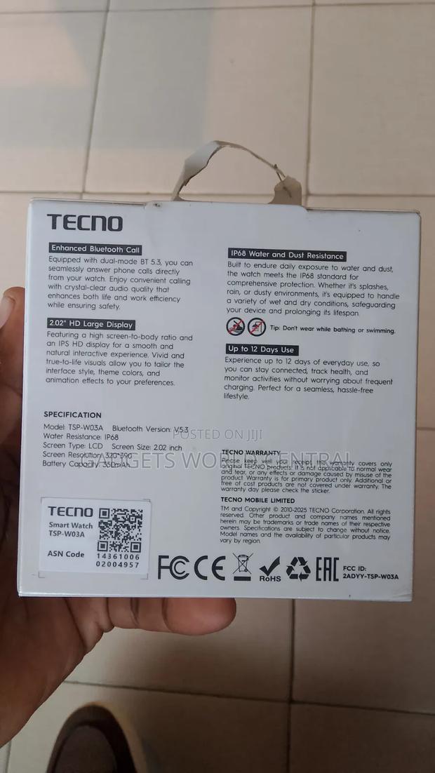 Tecno Watch 3 Active - thumbnail 3
