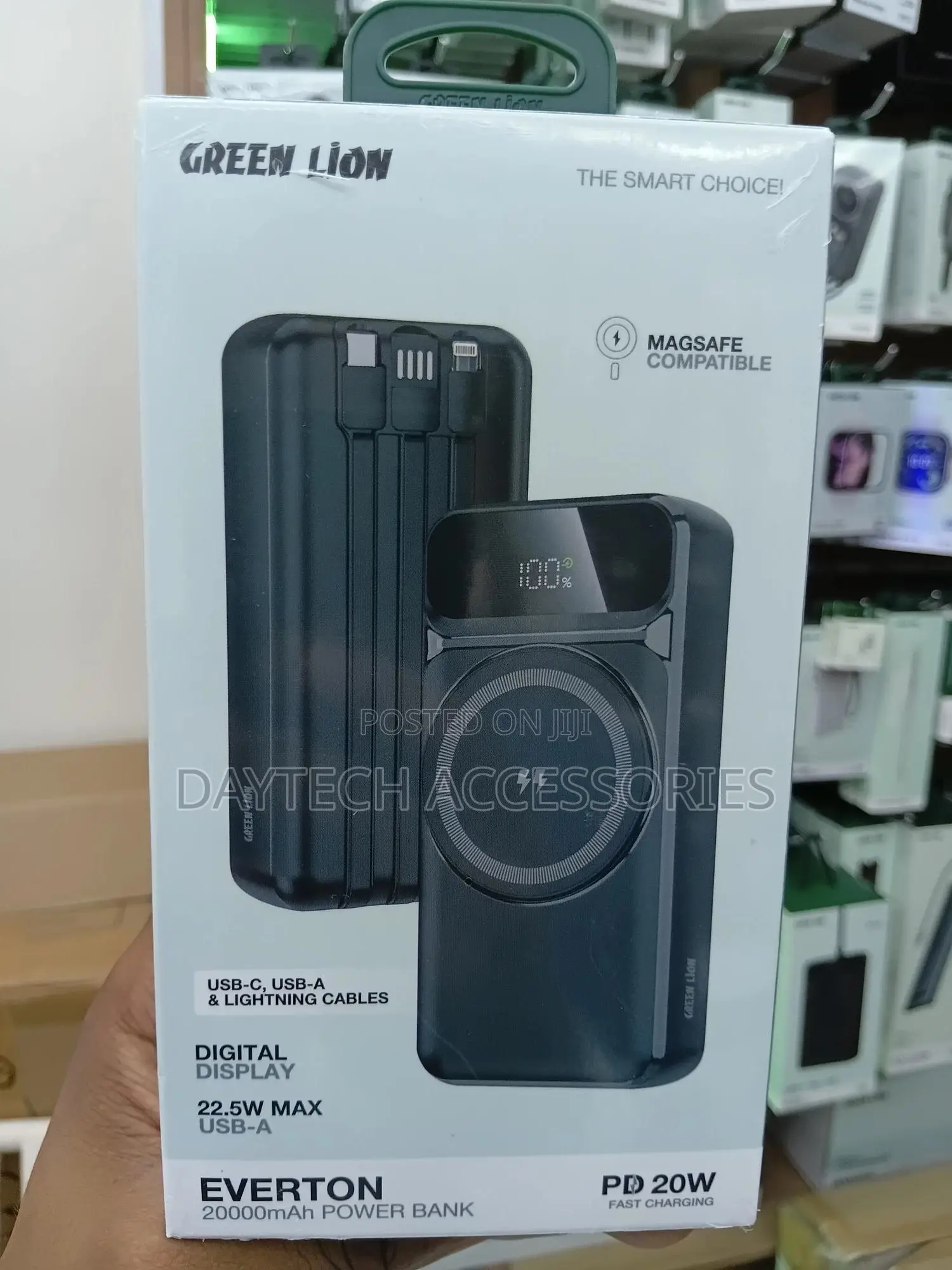 The Green Lion Everton 20000mah Power Bank.