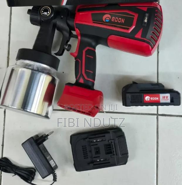 New Edon Cordless Spray Gun,Comes With 2 Rechargeable Batteries