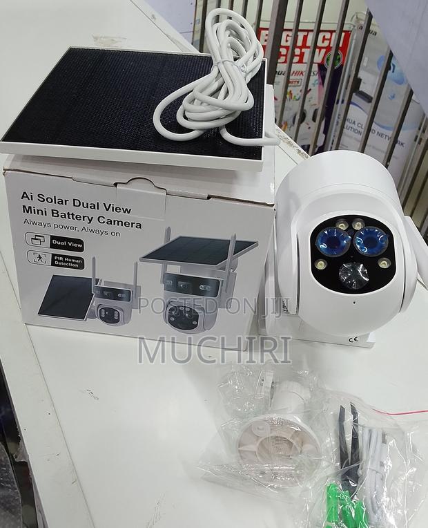 Ai Solar Battery Powered Mini Ubox Solar PTZ 6mp 12x Zoom