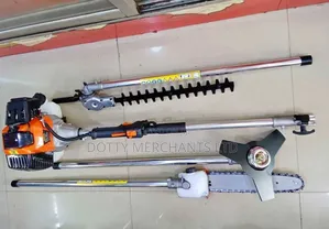 Bush Cutter With Hedge Trimmer and Chain