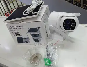 Ubox Single Lens 6mp 4g Simcard Solar Powered Camera With 12x Zoom
