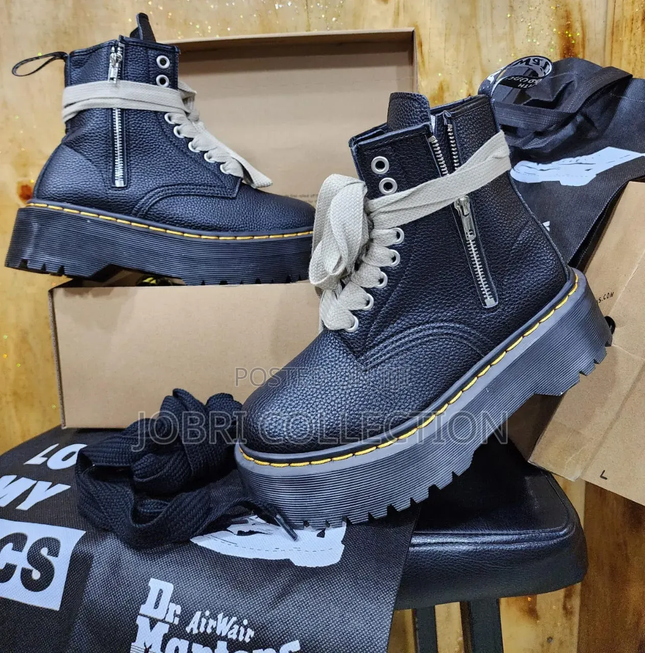High Quality Leather Dr. Martens Airwair High Cut Boots