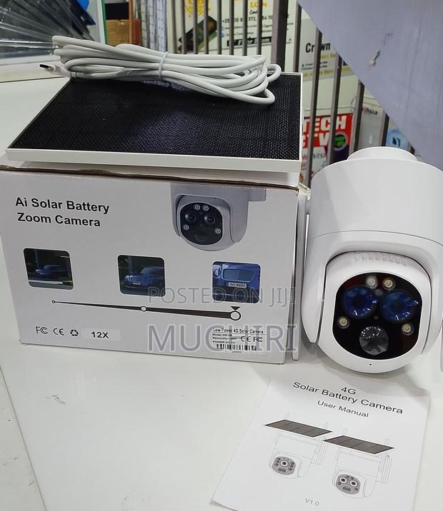 Ubox Ai Mini Solar PTZ 4g Solar Powered Camera With 12x Zoom