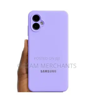 Samsung A06 Silicone Case/Cover - Purple