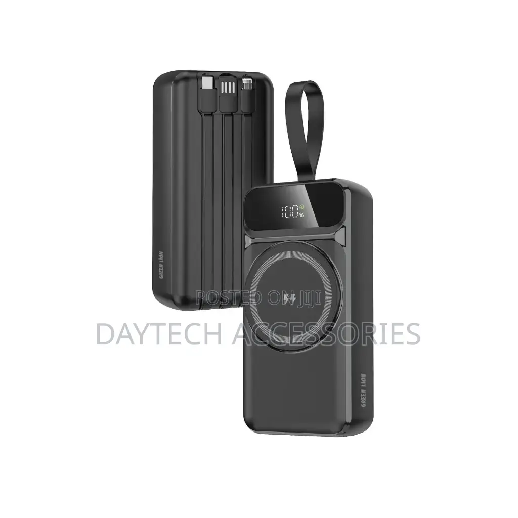 Green Lion Everton Power Bank 20,000mah With Magsafe Compatibility.