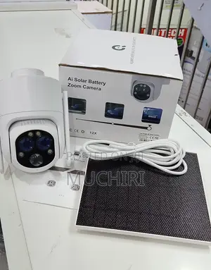 12*Zoom 4g Wireless Outdoor Solar Power PTZ Camera With Colored Vision