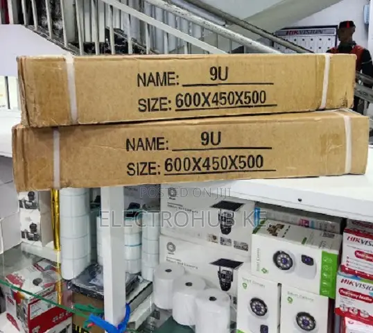 9u Network Rack Cabinet - Professional Equipment Enclosure