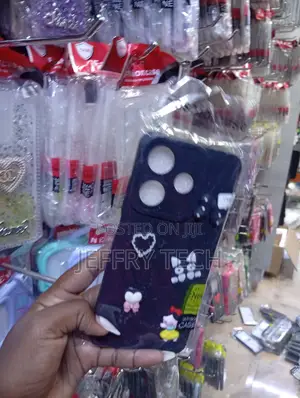 Infinix Smart 8 Dark Purple 3d Cartoon Charms Case