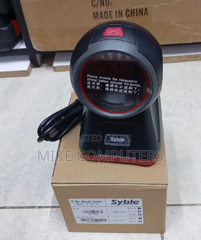 Compact Syble Xb-8602 2d Desktop Table Mount Barcode