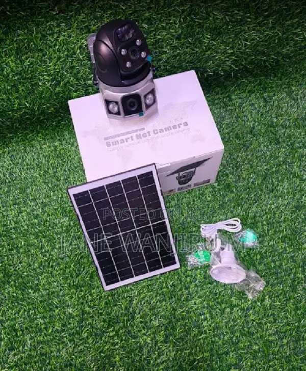 Solar Dual Lens PTZ Camera 4g/Wifi - 360° Outdoor CCTV