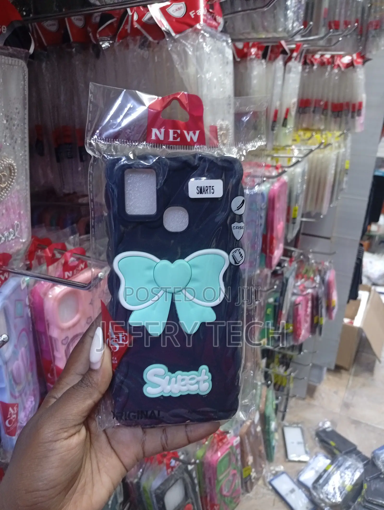 Tecno Spark 5 or Tecno Camon 15 Models Black Mobile Phone Case