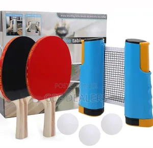Professional Ping Pong Racquet Set, Table Tennis Net With Balls
