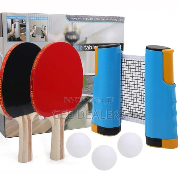 Professional Ping Pong Racquet Set, Table Tennis Net With Balls