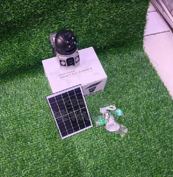 Smart Net V380 Dual Lens 4g Solar Powered CCTV Camera