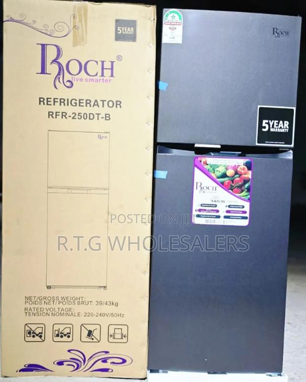 Roch RFR-250dt-B 197l Double Door Refrigerator