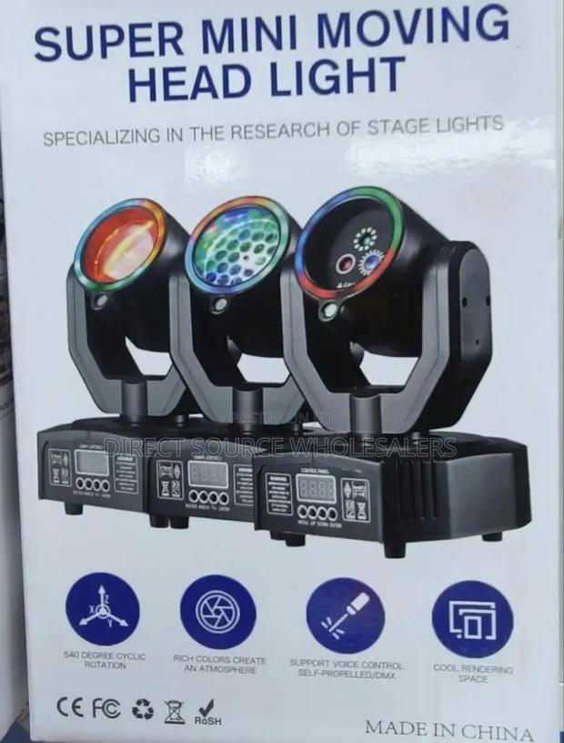 Moving Head Stage Lights. - main view