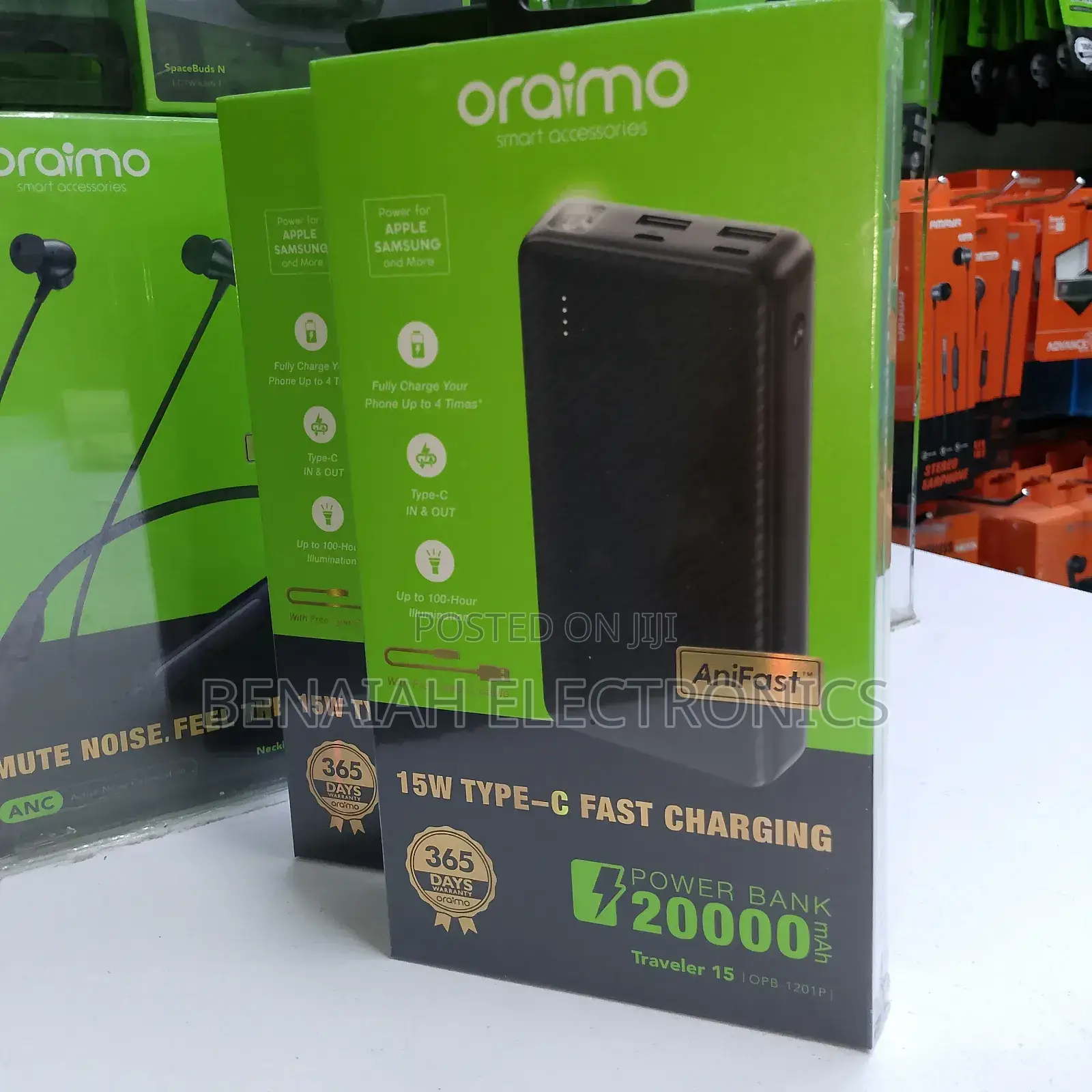 20000mah Oraimo Professional Powerbank 15.0 Watts