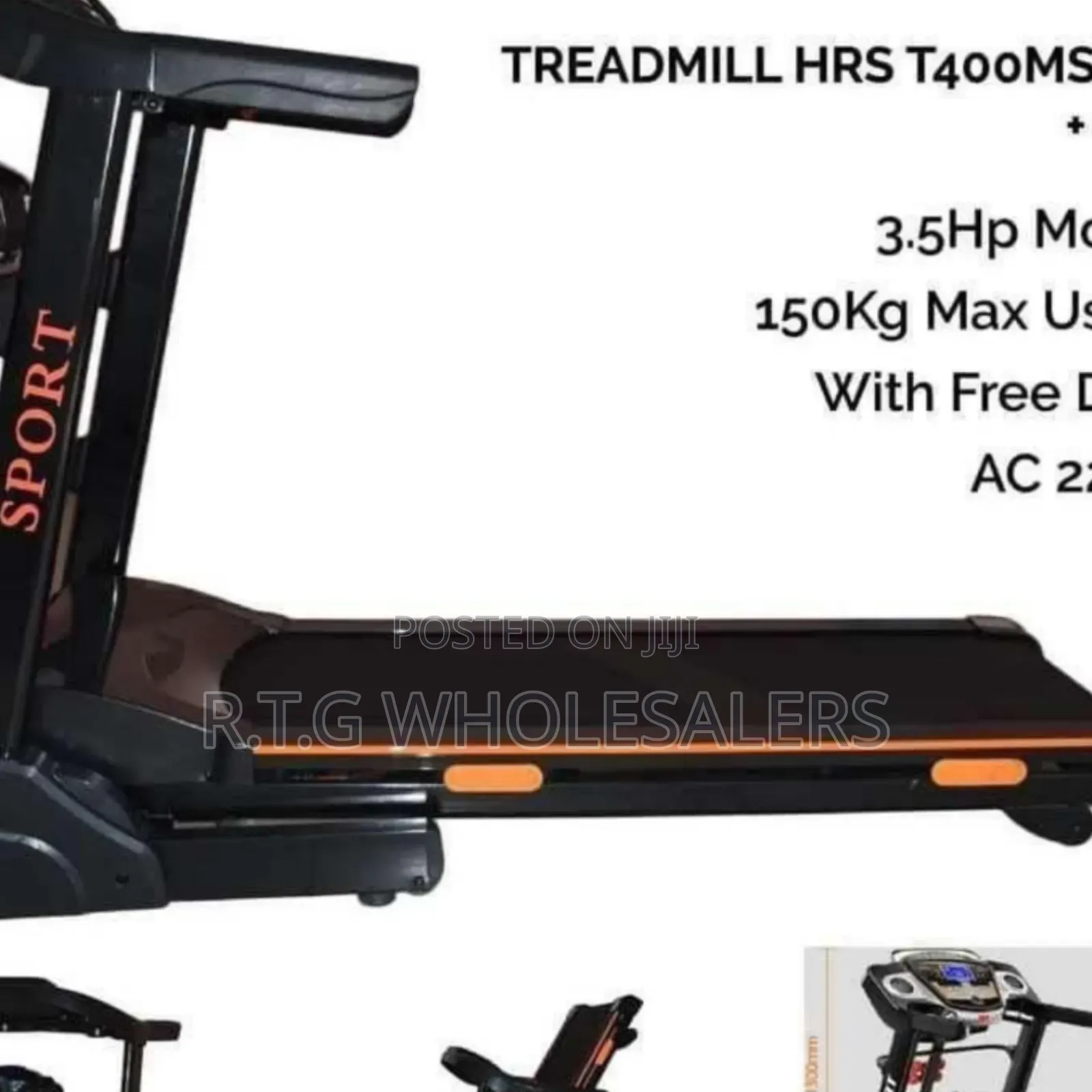 Auto Incline Treadmill With Massage Belt