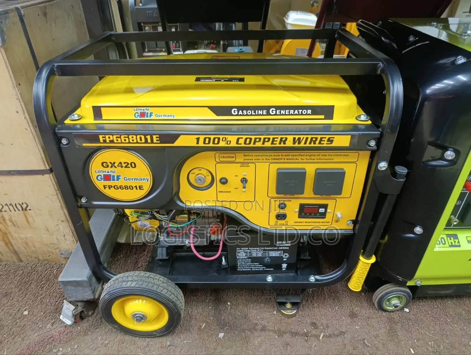 7.5kva Lenhard Golf Germany Gasoline Generator Fpge6801e Original