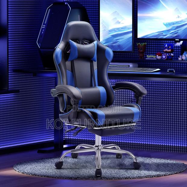 Office Chairs; Concetta Gaming Chair With Headrest and Footrest