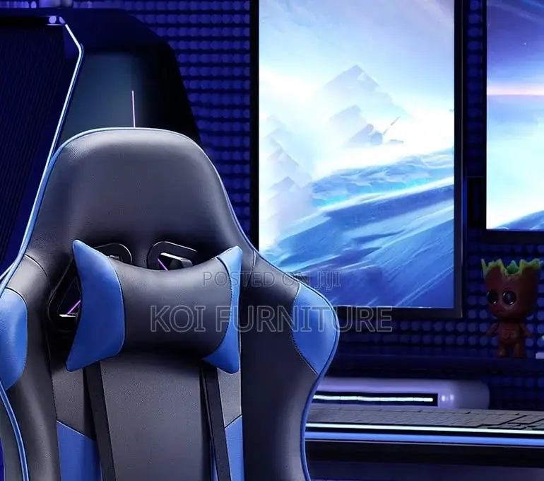 Office Chairs; Concetta Gaming Chair With Headrest and Footrest