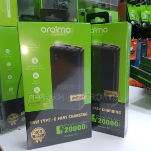 20000mah Oraimo Powerbank Lightweight Traveller 15 Powerbank