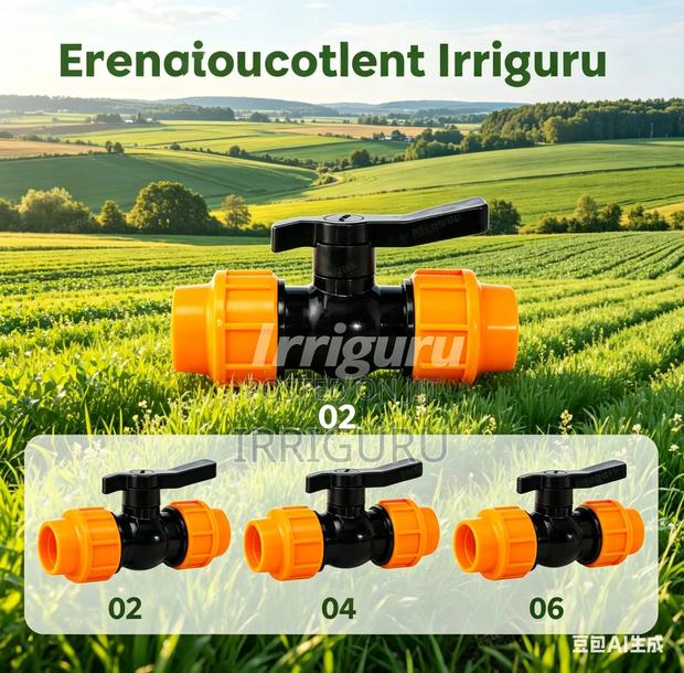 50mm Orange Ball Valve