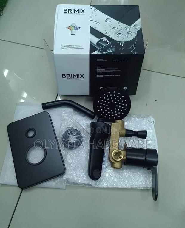 Brimix Shower Mixer. Black (Concealed
