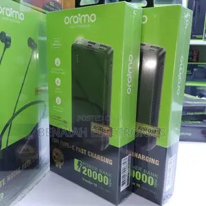 Powerbank.Oraimo 20000mah Professional Powerbank 4 Ports Fast Charging