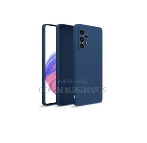Soft Flexible Silicone Case for Samsung Galaxy A53 (Blue)