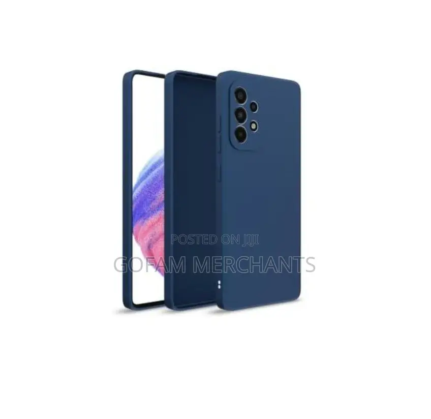 Soft Flexible Silicone Case for Samsung Galaxy A53 (Blue)