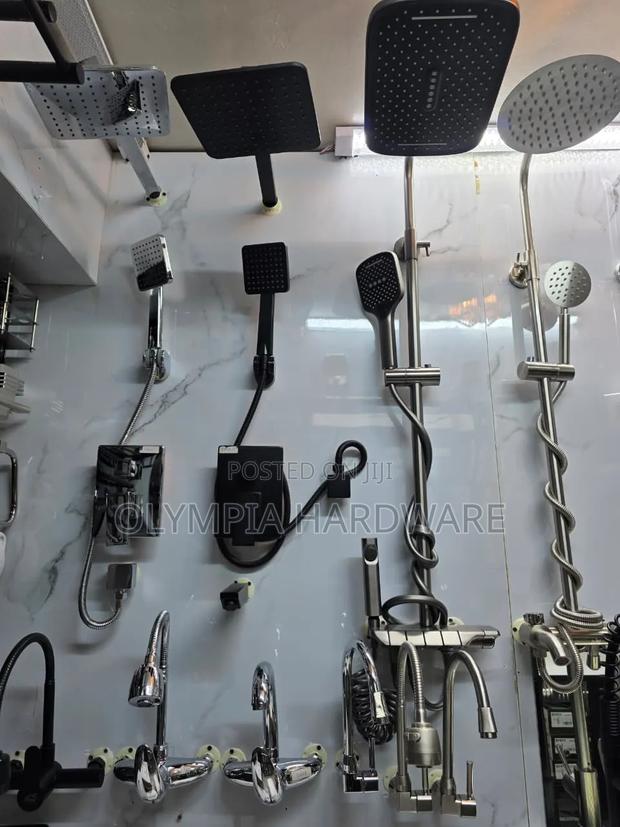 Brimix Shower Mixer (Black and Silver