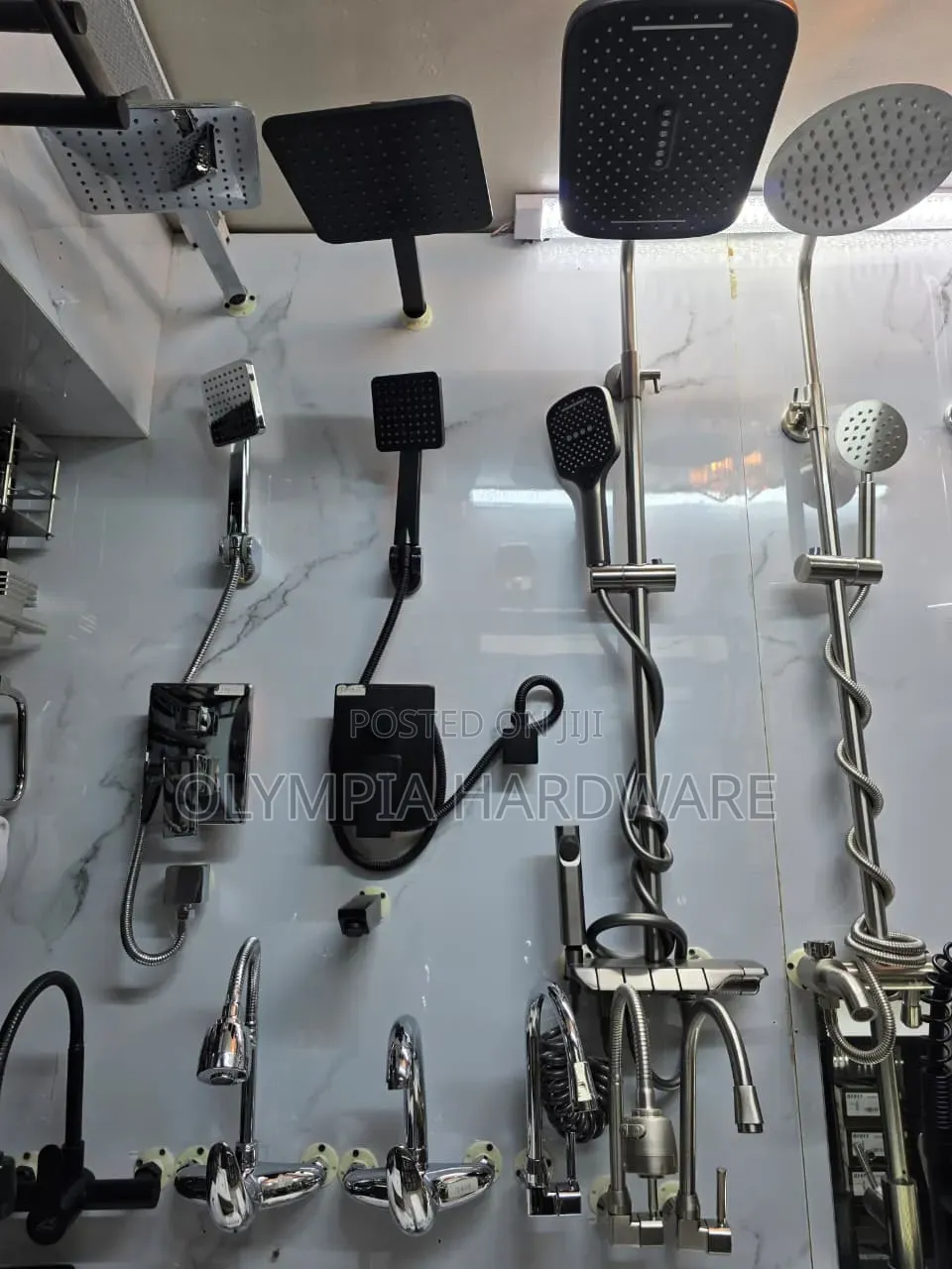 Brimix Shower Mixer (Black and Silver