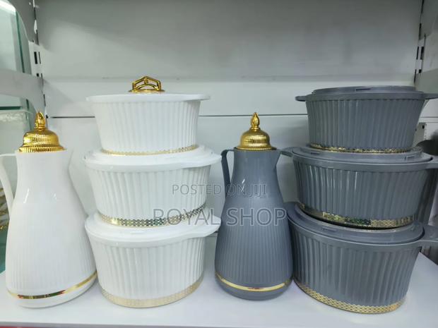4pc Hot Pot Set With Flask