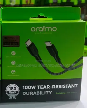 Oraimo Ocd-1525cc *100w* Tear-Resistant Braided C to C *5a*