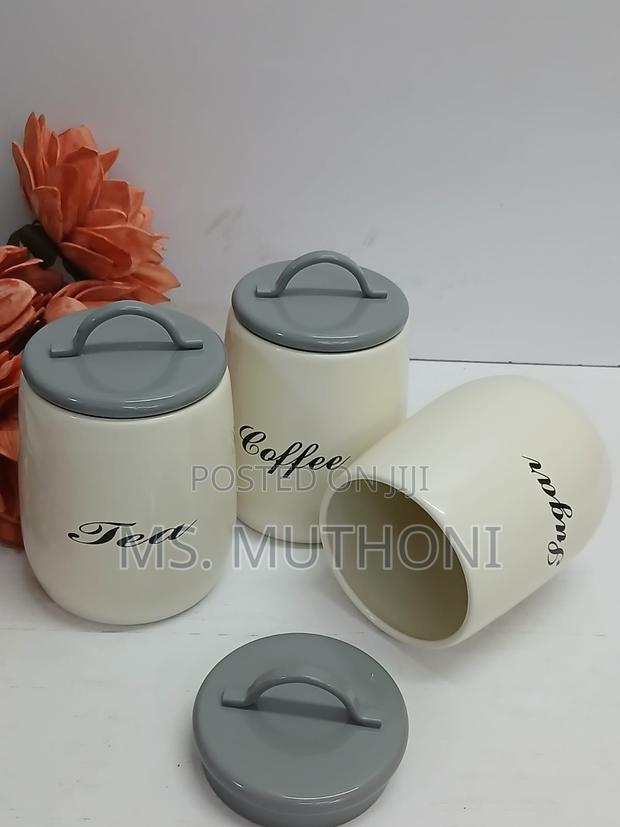 Alloyed Sugar, Tea, Coffee Canisters - thumbnail 2