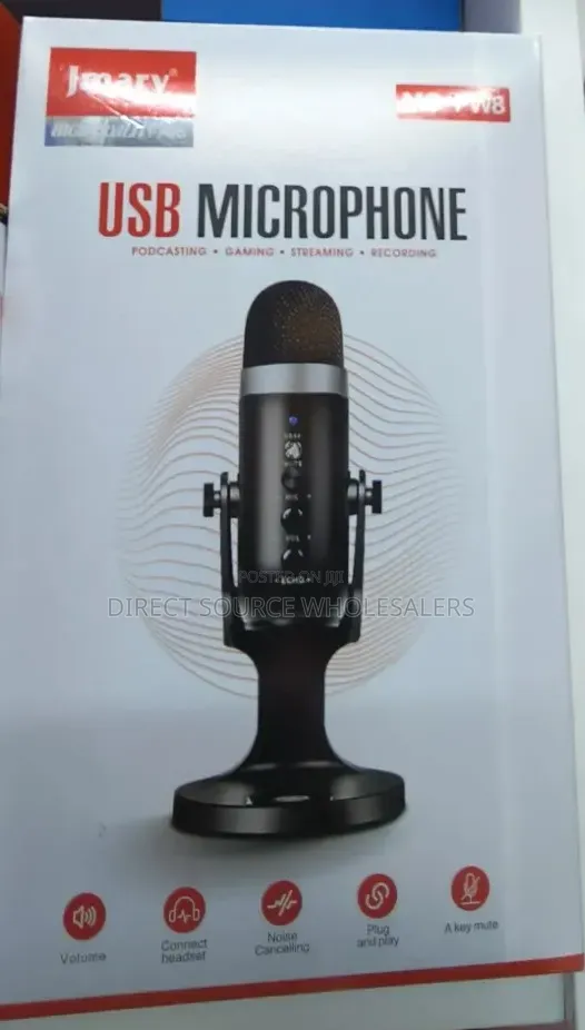 Jmary Usb Condenser Microphone – Perfect for Podcast Streaming