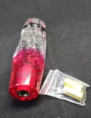 JDM-Style Crystal Bubble Gear Shift Knob - Red
