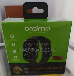 Oraimo Watch 5(Osw-804) 2.01 " Hd Full Screen Smart Watch .
