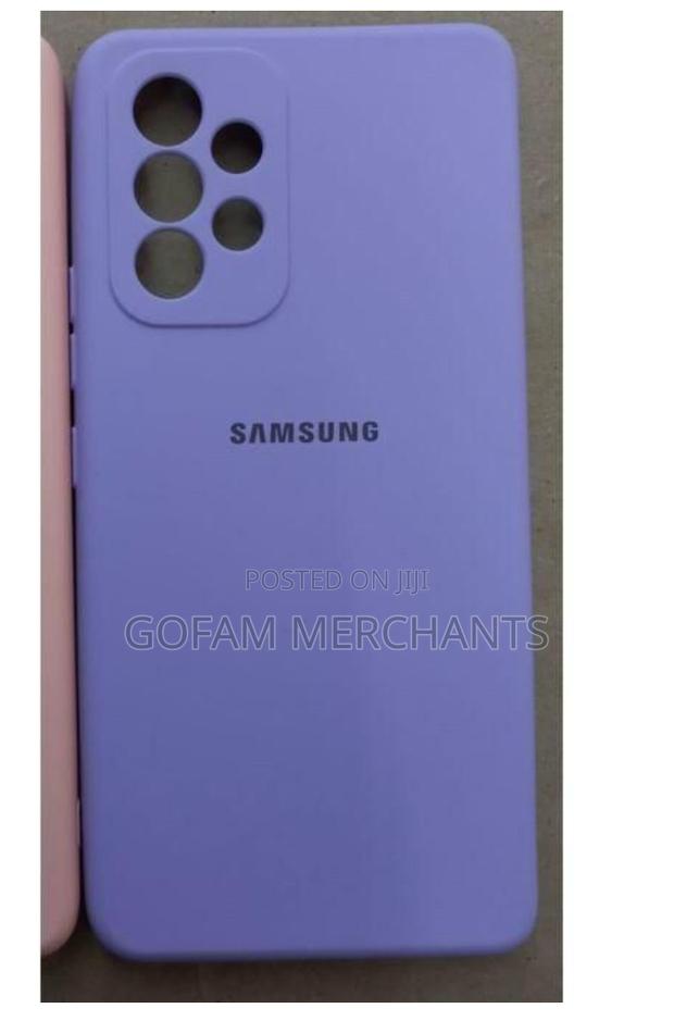 Samsung A53 Silicone Case Purple
