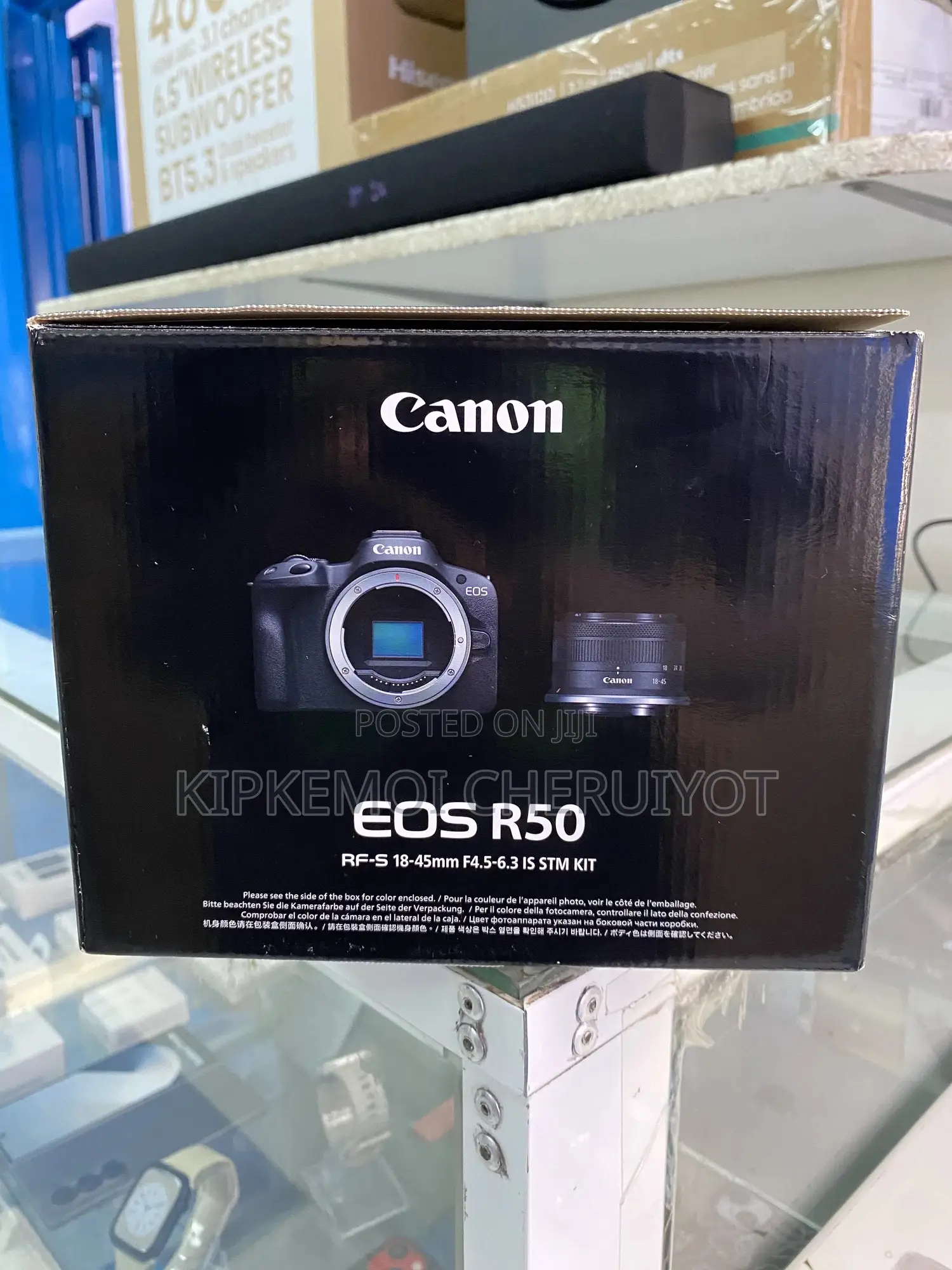 Canon Eos R50 Mirrorless Camera With 18-45mm