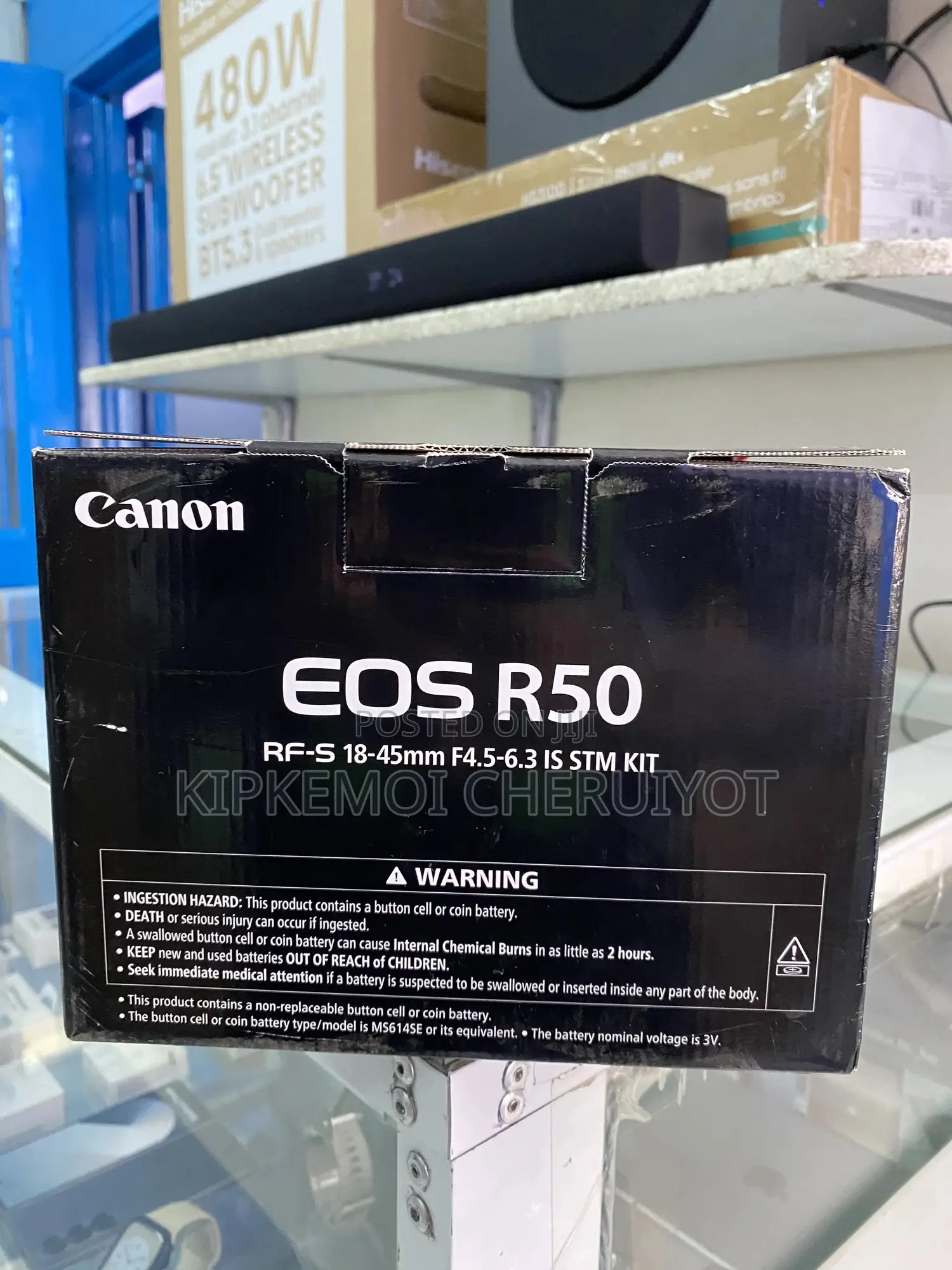 Canon Eos R50 Mirrorless Camera With 18-45mm