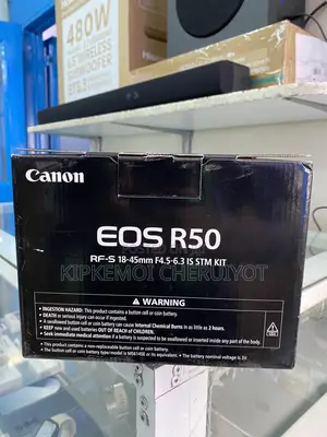 Canon Eos R50 Mirrorless Camera With 18-45mm