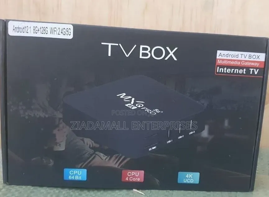 8gb+128gb MXQ Pro Android 12 Smart Tv Box
